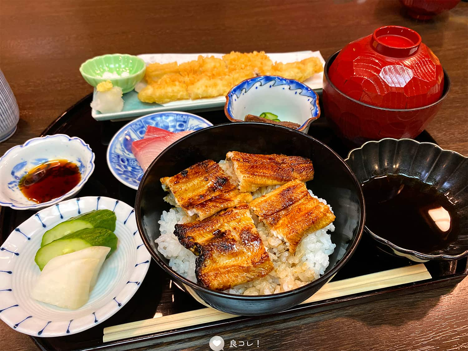 関宿屋本店の穴子定食