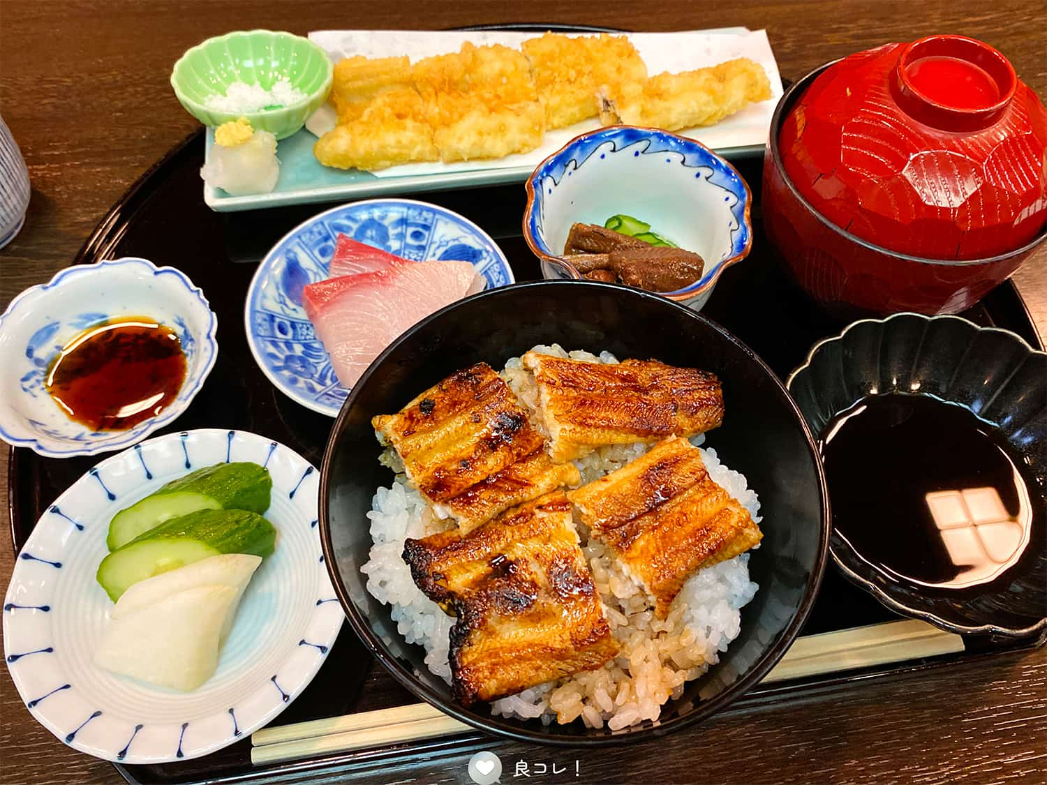 穴子定食 2700円（税抜）